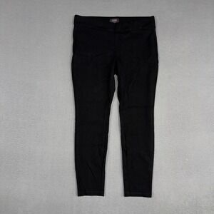 NYDJ Womens 6P Black Ponte Leggings Lift Tuck Stretch Pull On Slim Trousers